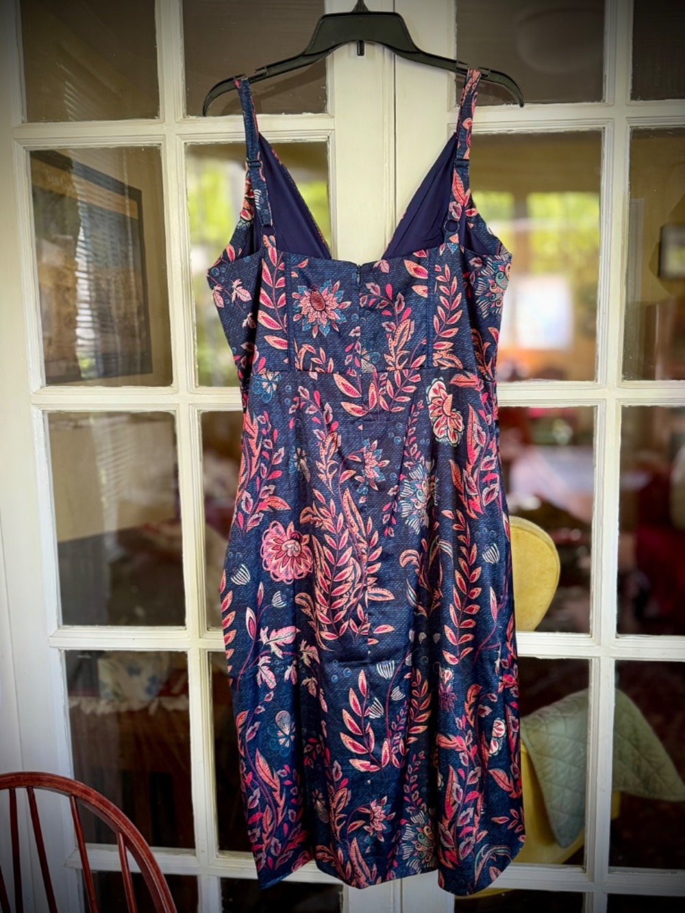 NWT Averie Halley Draped Corseted Midi Dress Floral Sz XXL - Picture 9 of 10